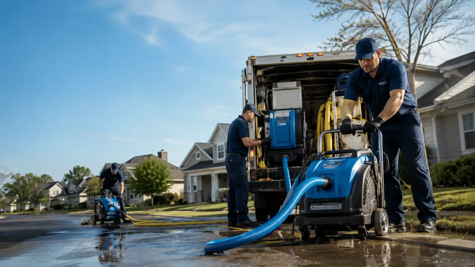 Flood Damage Cleanup in College Corner, OH
